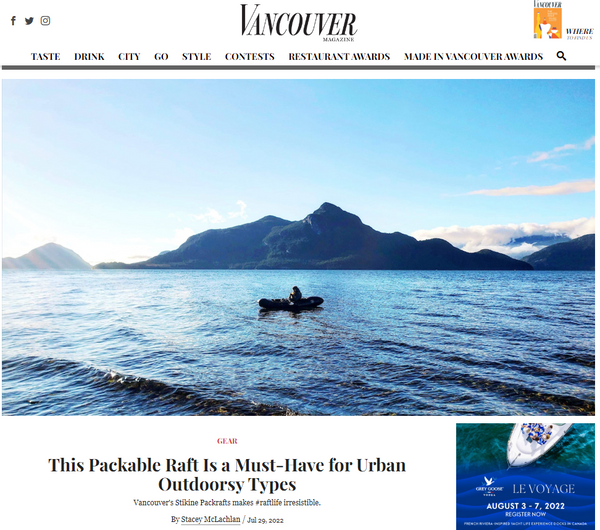 This Packable Raft Is a Must-Have for Urban Outdoorsy Types - Vancouver Magazine